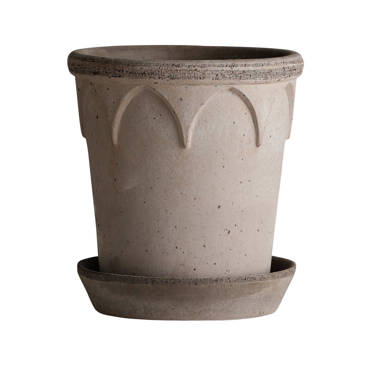Bergs Potter Elizabeth flower pot Ø16 cm grey | Scandinavian Design | Flower pots | Grey