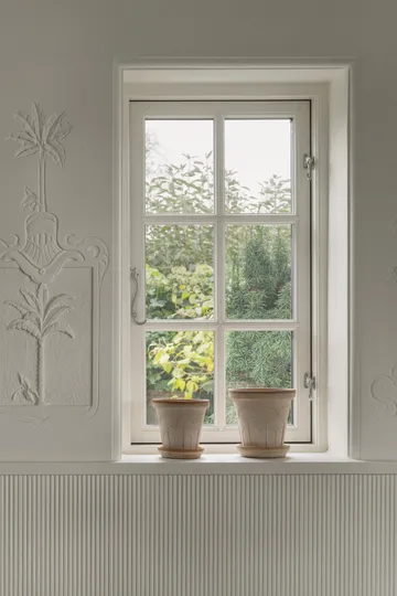 Fleur pot with saucer, 2 pieces - Pink, Ø12 cm - Bergs Potter