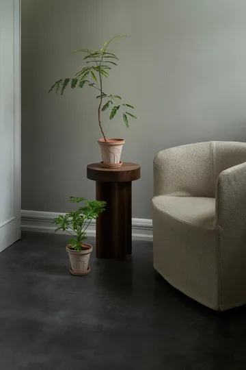 Fleur pot with saucer, 2 pieces - Pink, Ø14 m - Bergs Potter