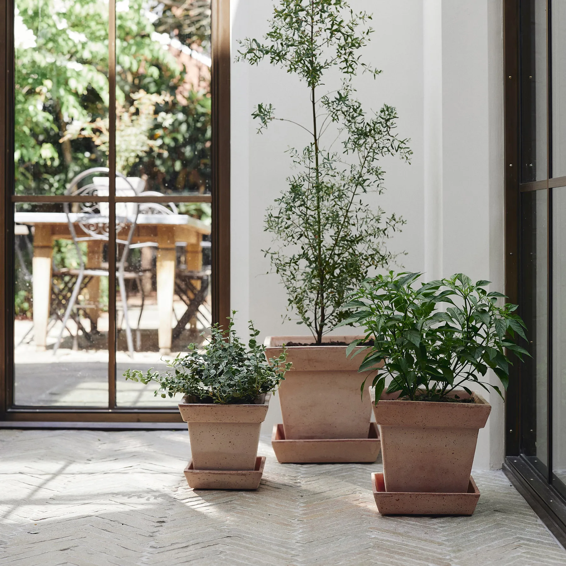 Gaia raw pot, Pink, Ø21 cm Bergs Potter