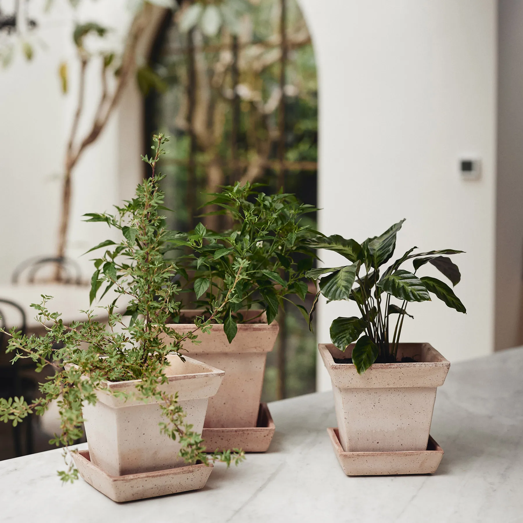 Gaia raw pot, Pink, Ø25 cm Bergs Potter