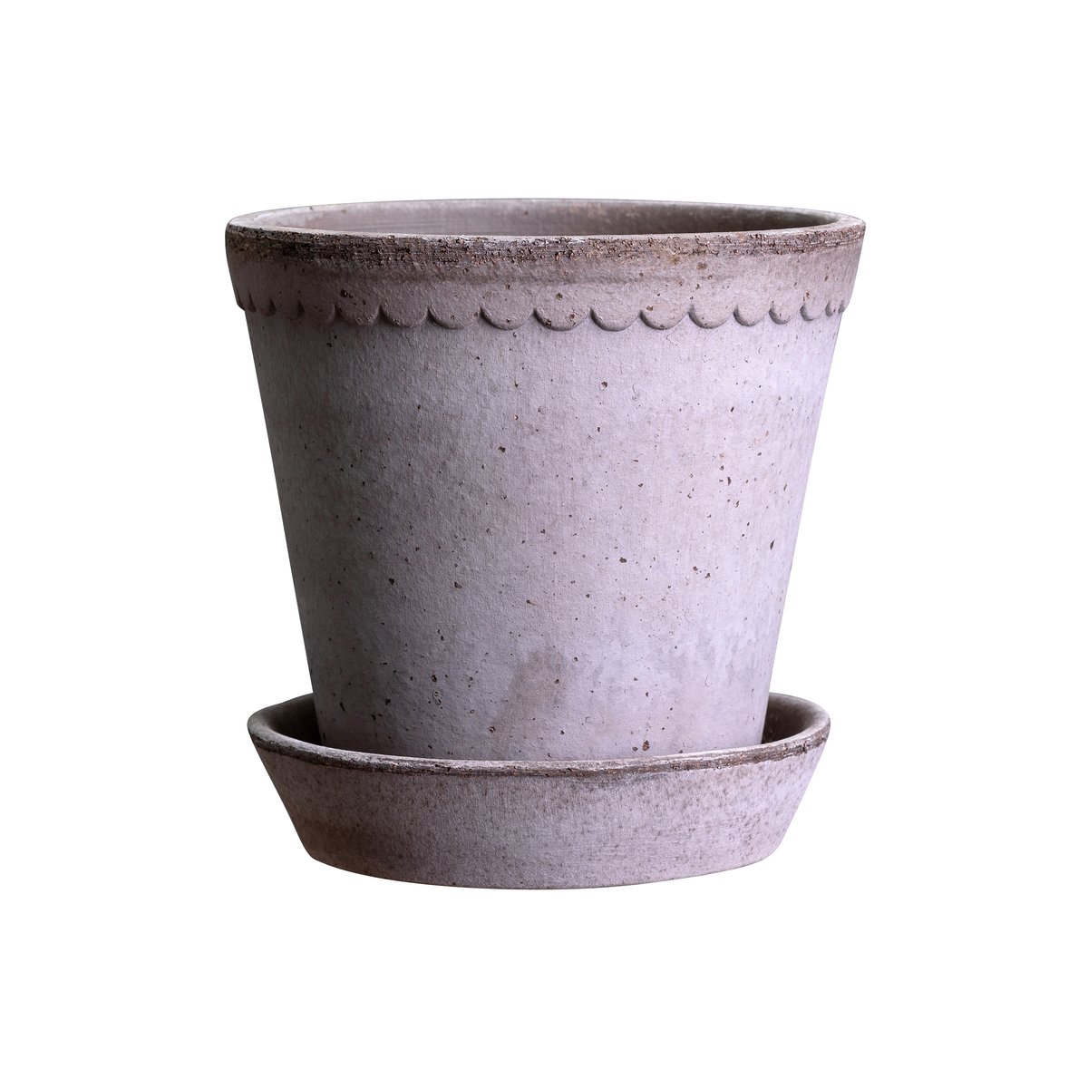 Bergs Potter Helena flower pot Ø14 cm grey | Scandinavian Design | Flower pots | Grey