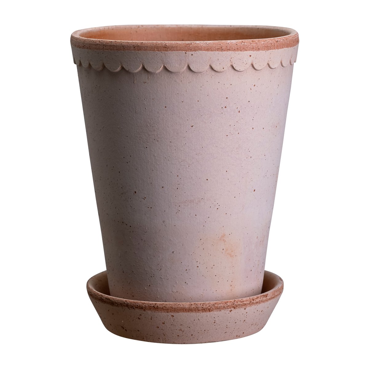 Bergs Potter Helena flower pot high o14 cm pink | Scandinavian Design | Flower pots | Pink