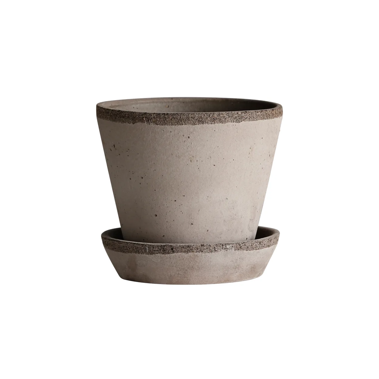 Bergs Potter Julie flower pot o10 cm grey | Scandinavian Design | Flower pots | Grey
