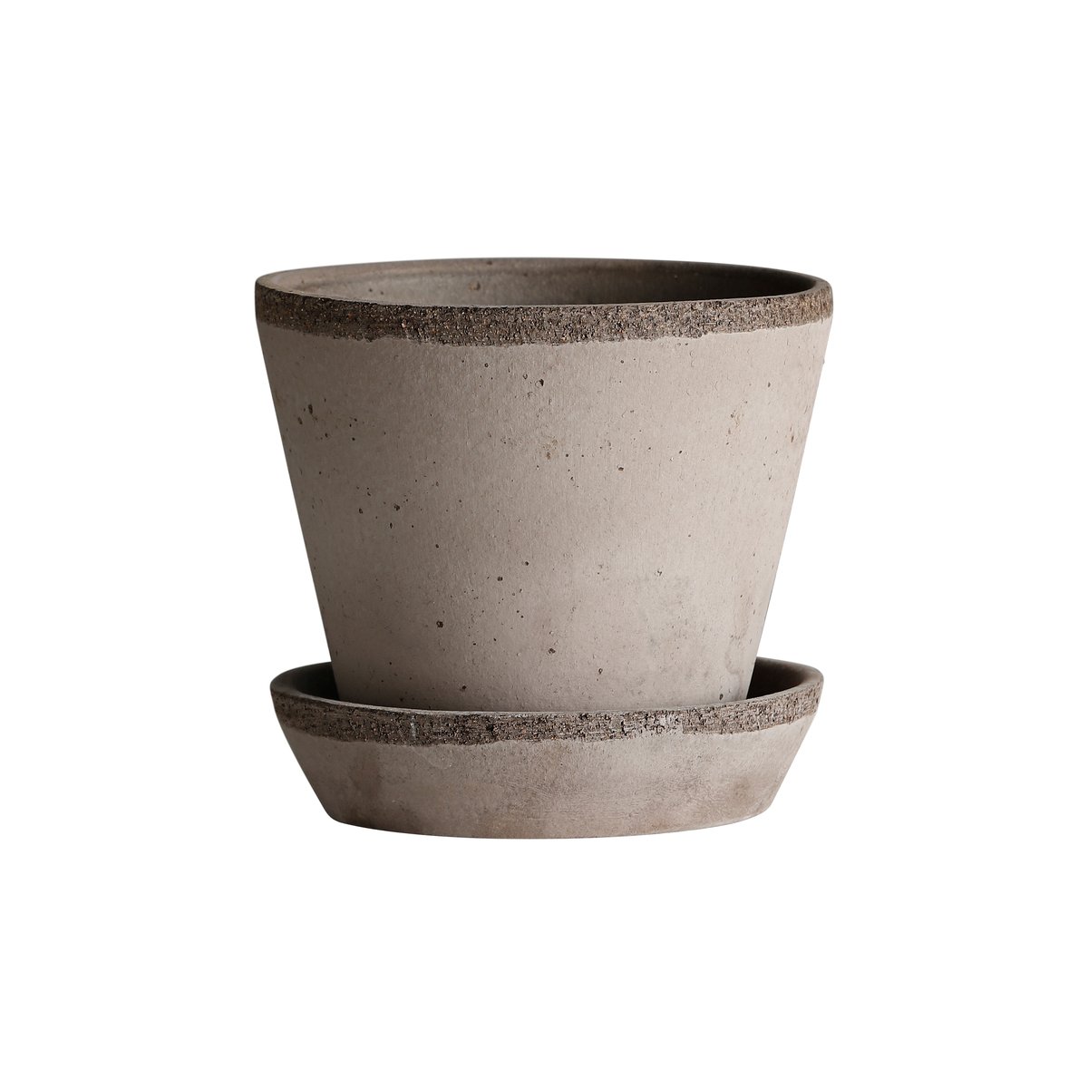 Bergs Potter Julie flower pot o12 cm grey | Scandinavian Design | Flower pots | Grey