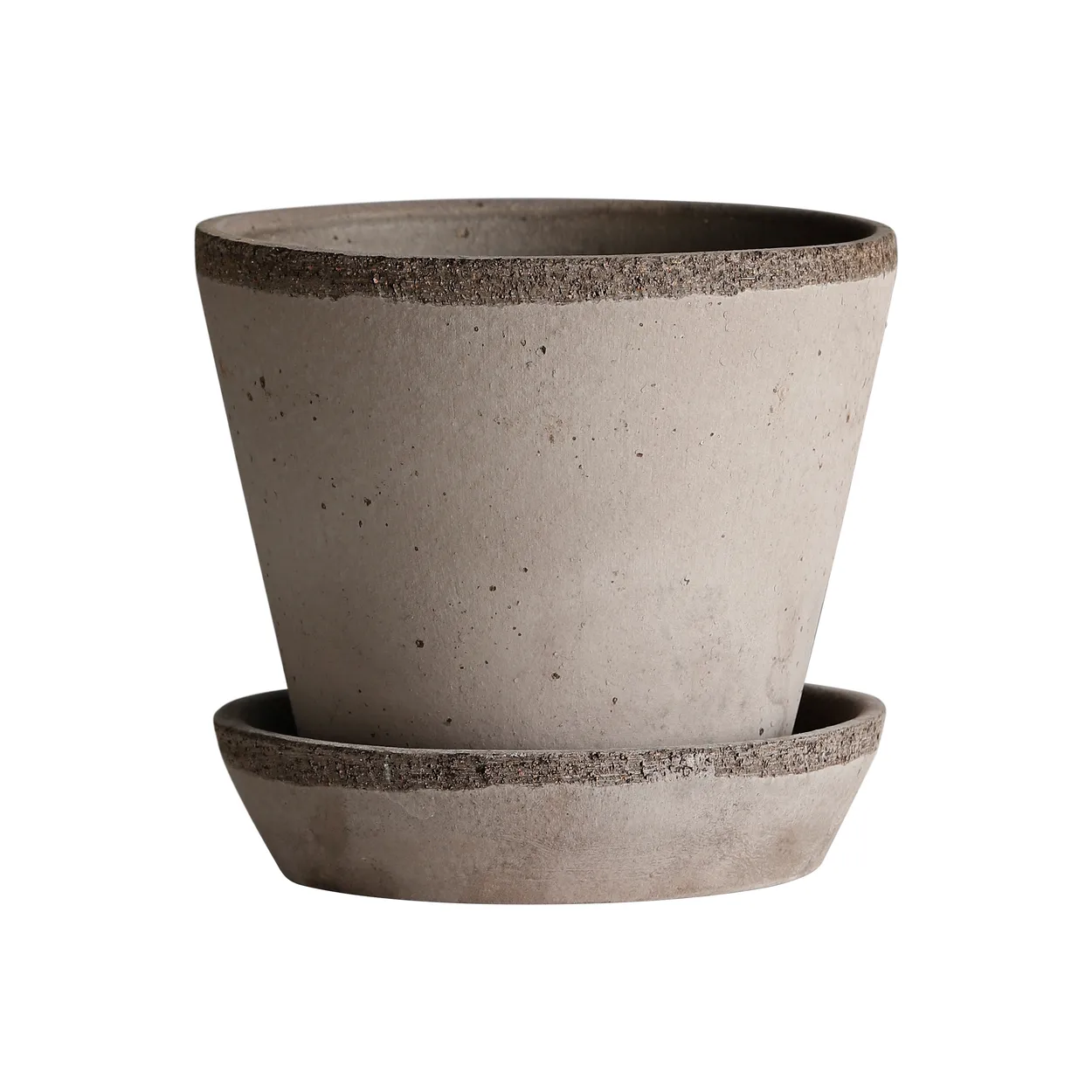 Bergs Potter Julie flower pot o17 cm grey | Scandinavian Design | Flower pots | Grey