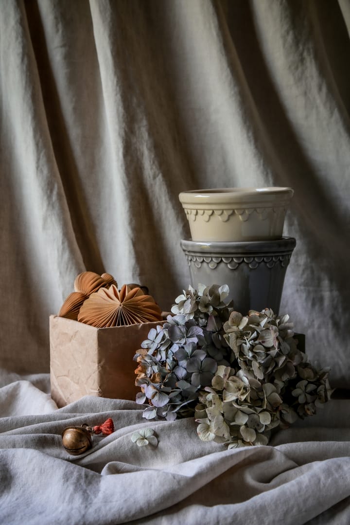Københavner flower pot glazed Ø14 cm, Grey Bergs Potter