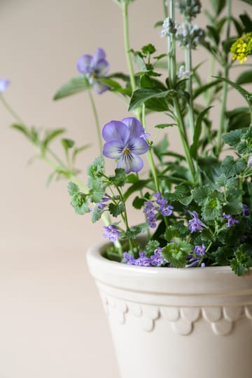 Københavner flower pot glazed Ø25 cm - Sand stone - Bergs Potter