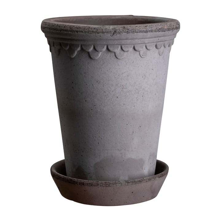 Københavner flower pot high Ø14 cm - grey - Bergs Potter