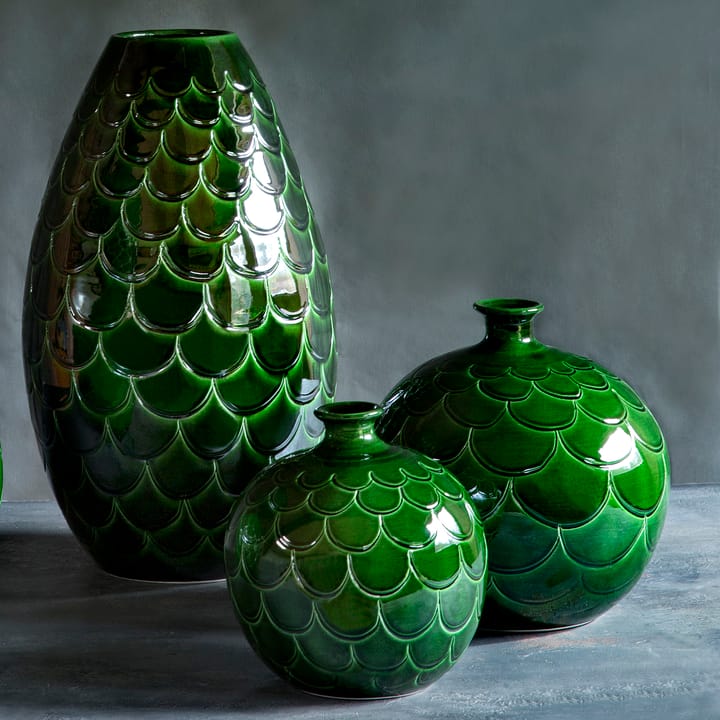 Misty vase 19 cm - Green - Bergs Potter