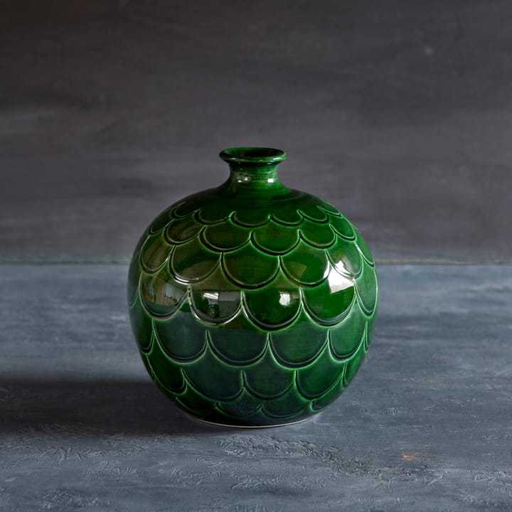 Misty vase 19 cm - Green - Bergs Potter