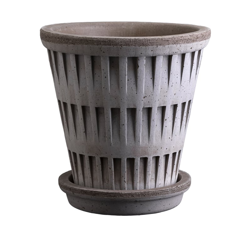 Bergs Potter Pantheon raw pot Grey, Ø12 cm