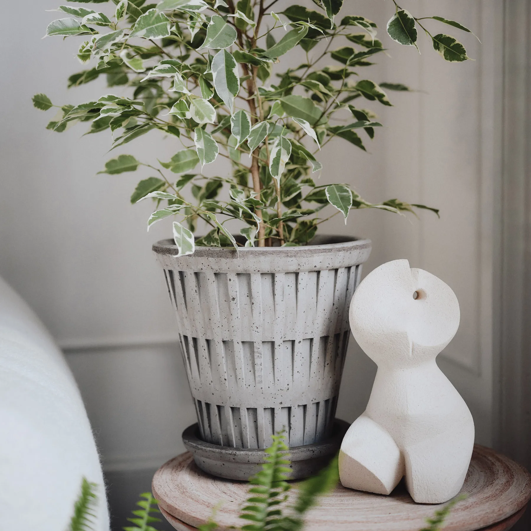 Pantheon raw pot, Grey, Ø16 cm Bergs Potter