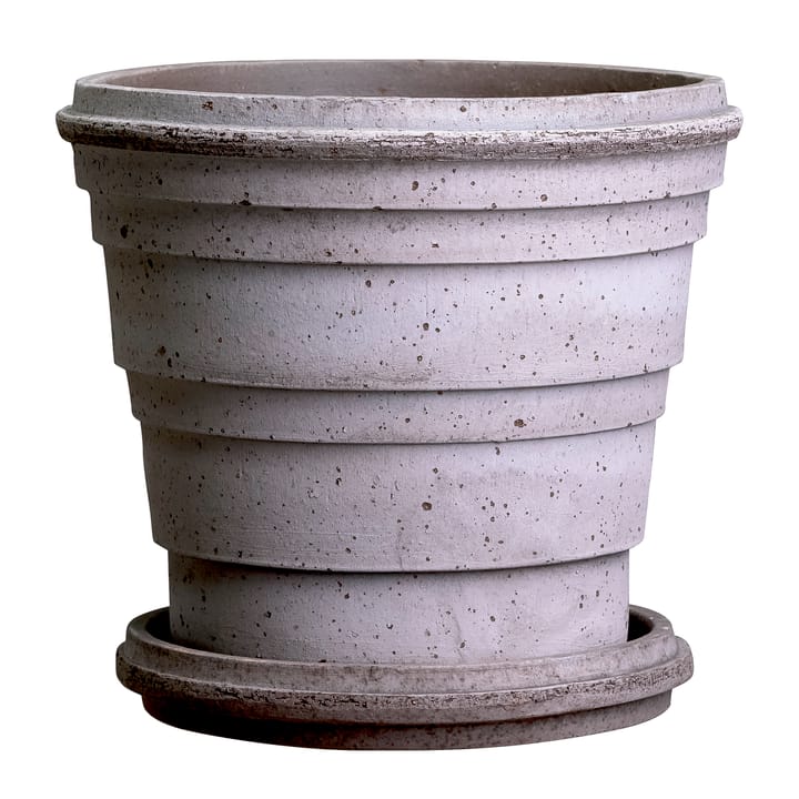 Planet Saturn flower pot Ø16 cm - grey - Bergs Potter