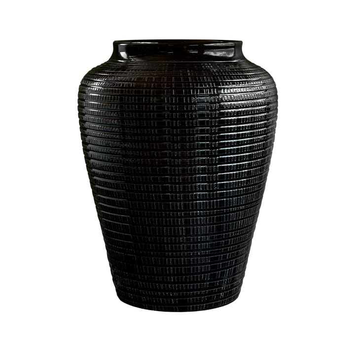 Willow vase glazed 30 cm - Black diamond - Bergs Potter