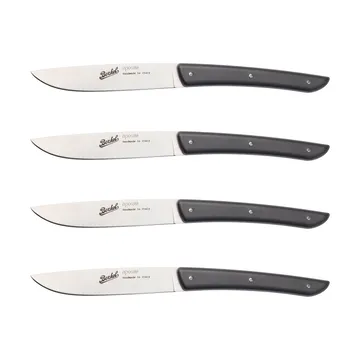 Color steak knife 4-pack 11 cm - Black - Berkel