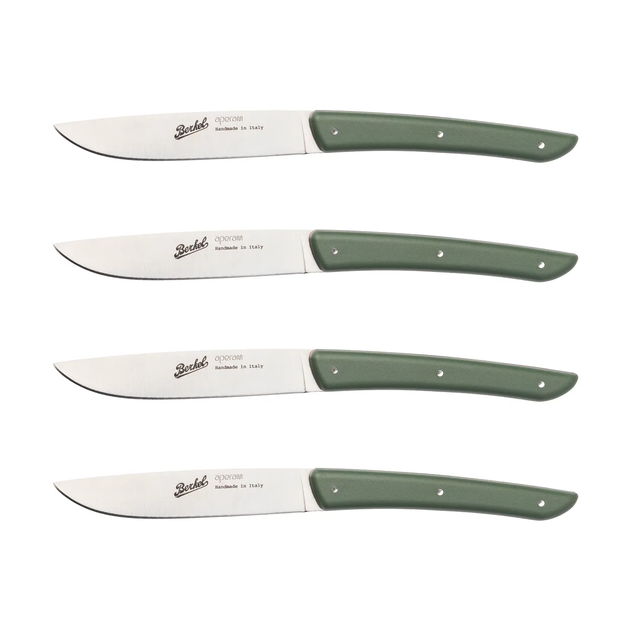Berkel Color steak knife 4-pack 11 cm Olive Green