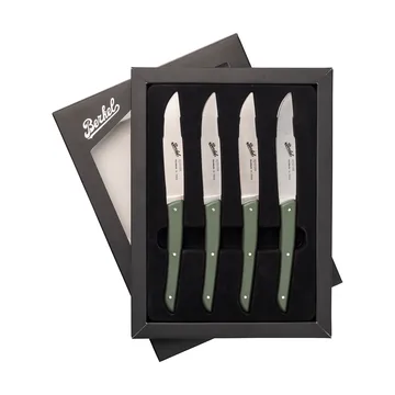 Color steak knife 4-pack 11 cm - Olive Green - Berkel