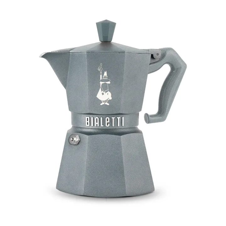 Bialetti exclusive induction moka pot - Grey, 3 cups - Bialetti