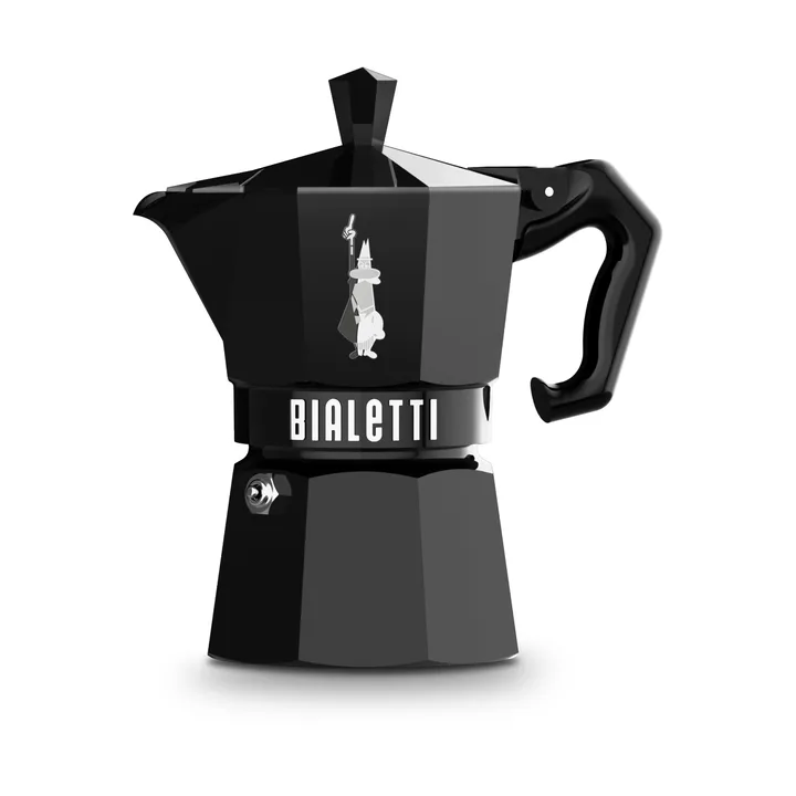 Bialetti exclusive moka pot - Black, 3 cups - Bialetti