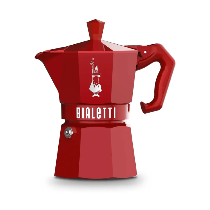 Bialetti exclusive moka pot - Red, 3 cups - Bialetti
