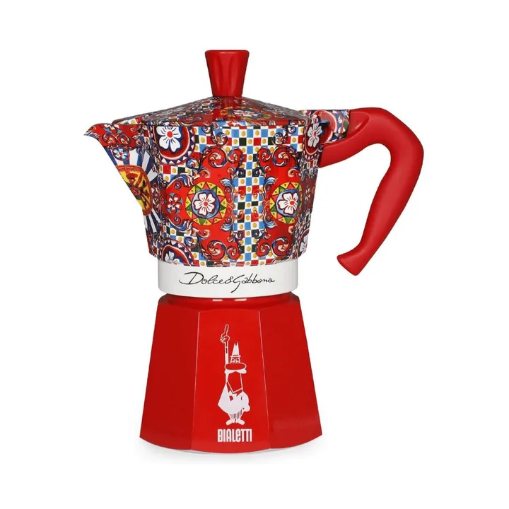 Bialetti x Dolce & Gabbana moka pot - Sicilian cart, 6 cups - Bialetti