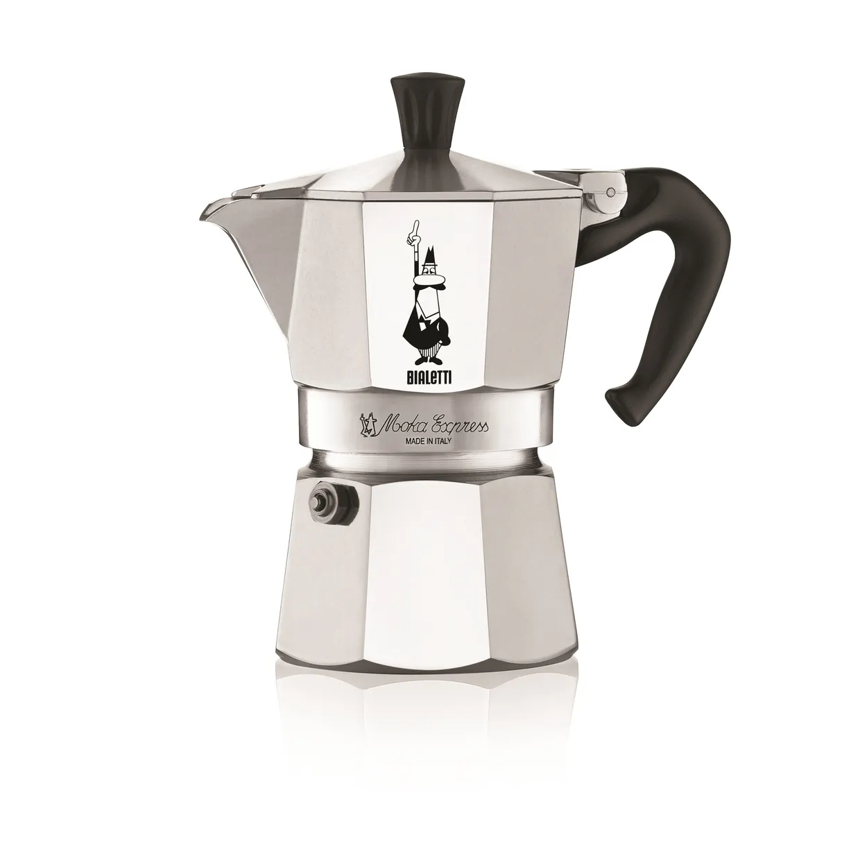Bialetti Moka coffee maker 3 cups Silver | Scandinavian Design | Silver-coloured