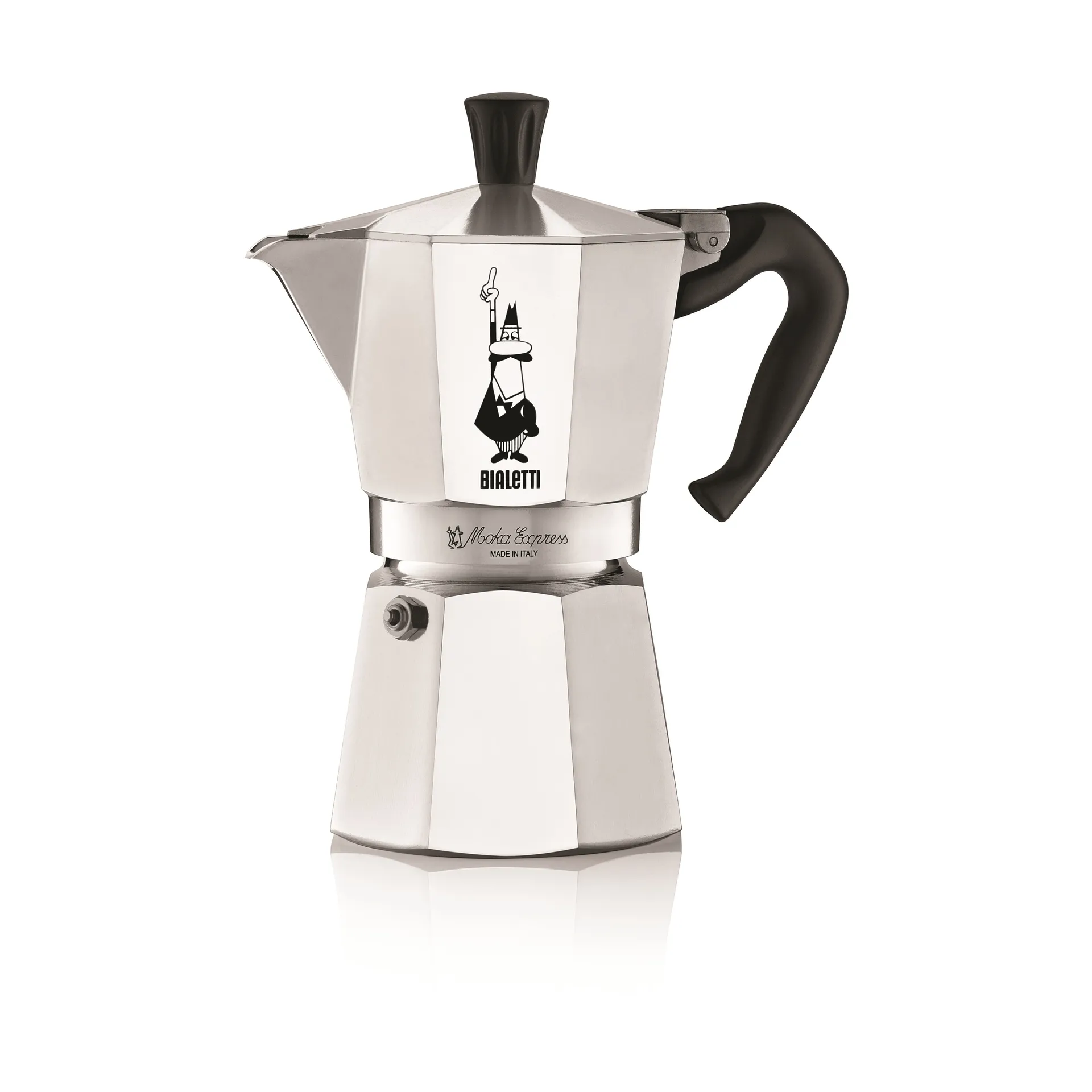 Moka coffee maker 6 cups, Silver Bialetti