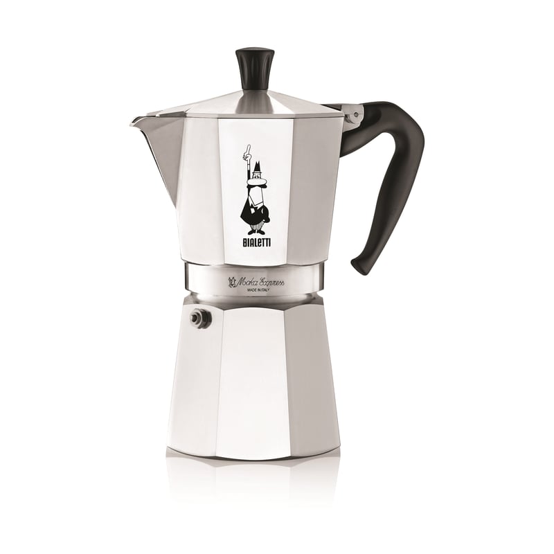 Bialetti Moka coffee maker 9 cups Silver