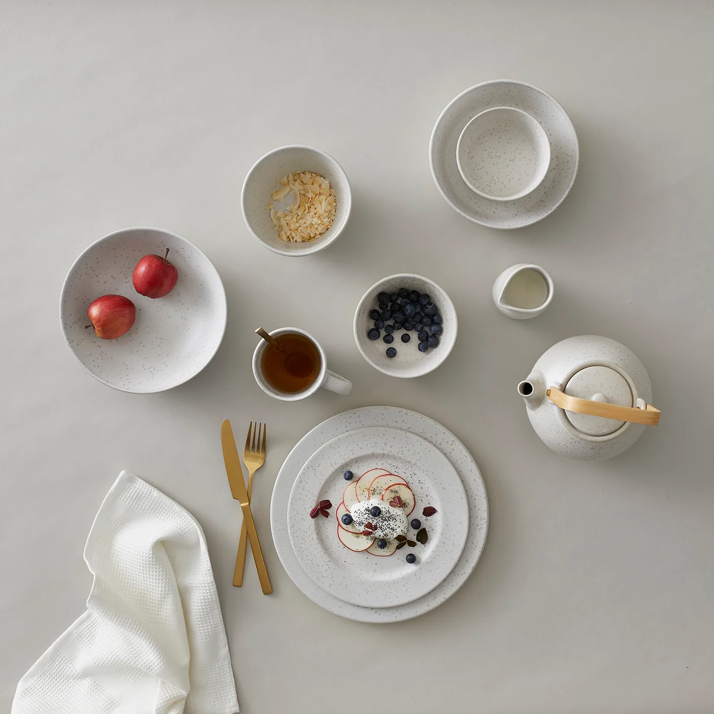 Bitz bowl Ø12 cm matte, matte cream white Bitz