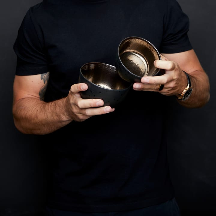 Bitz bowl Ø 14 cm black, Black-bronze Bitz