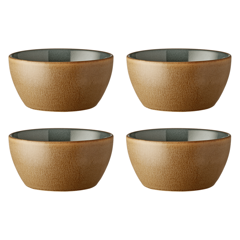 Bitz Bitz bowl 4-pack Ø12 cm Wood-forest