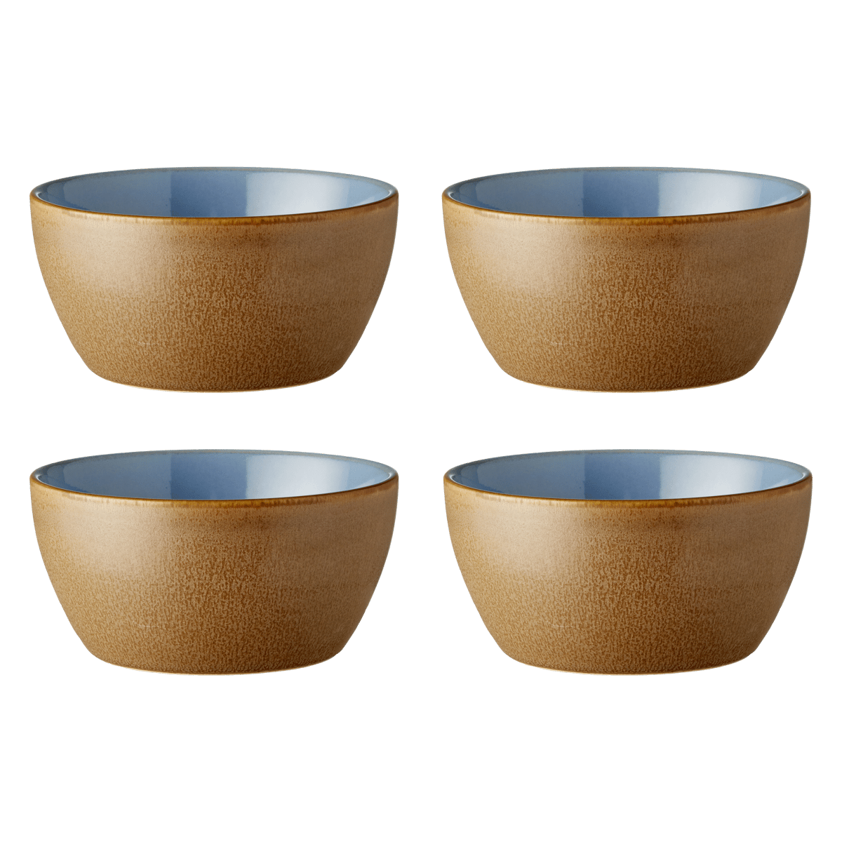 Bitz Bitz bowl 4-pack Ø12 cm Wood-ocean