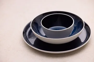 Bitz bowl gastro Ø12 cm - White–dark blue - Bitz