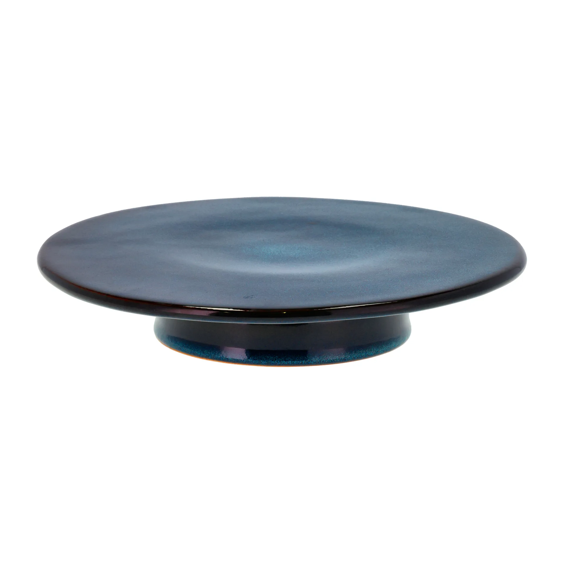 Bitz cake dish on foot Ø30 cm, Dark blue Bitz
