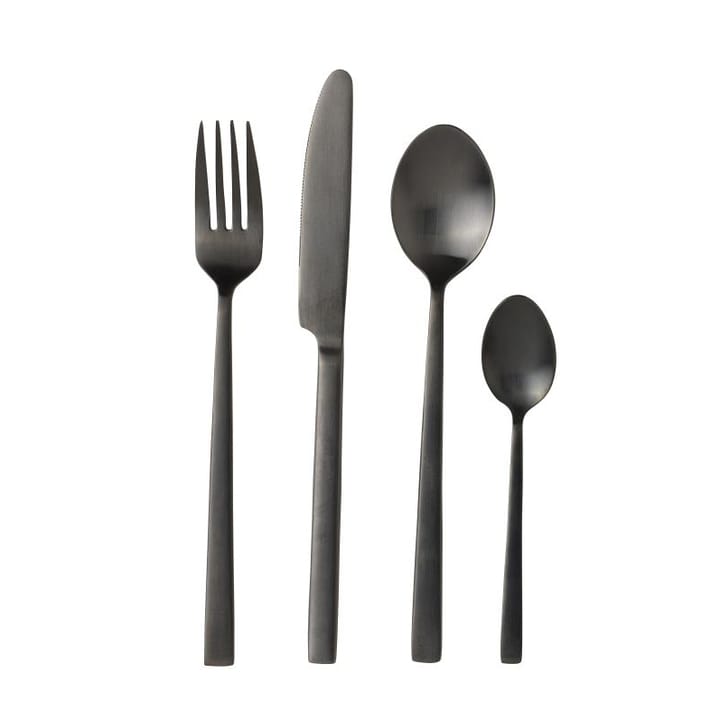 Bitz cutlery 16 pieces - Black - Bitz