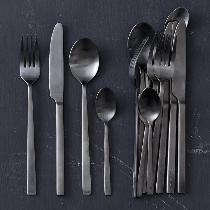 Bitz cutlery 16 pieces - Black - Bitz