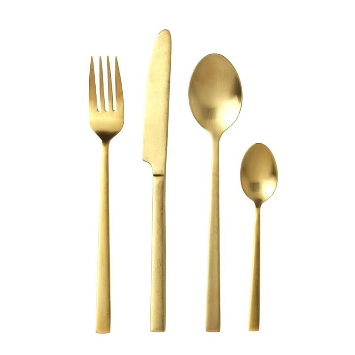 Bitz cutlery 16 pieces - Gold - Bitz