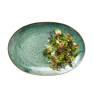 Bitz dish oval 25x36 cm - Black-green - Bitz