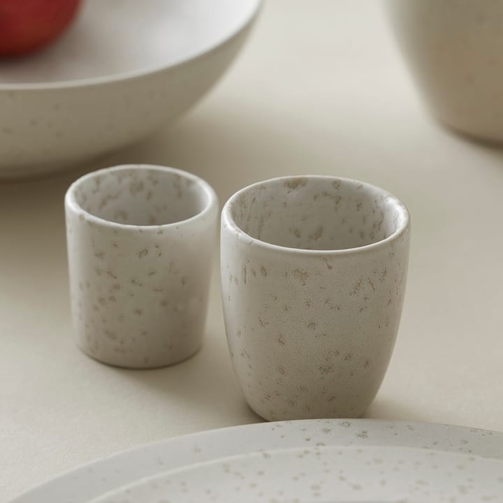 Bitz espresso cup 10 cl matte, matte cream white Bitz