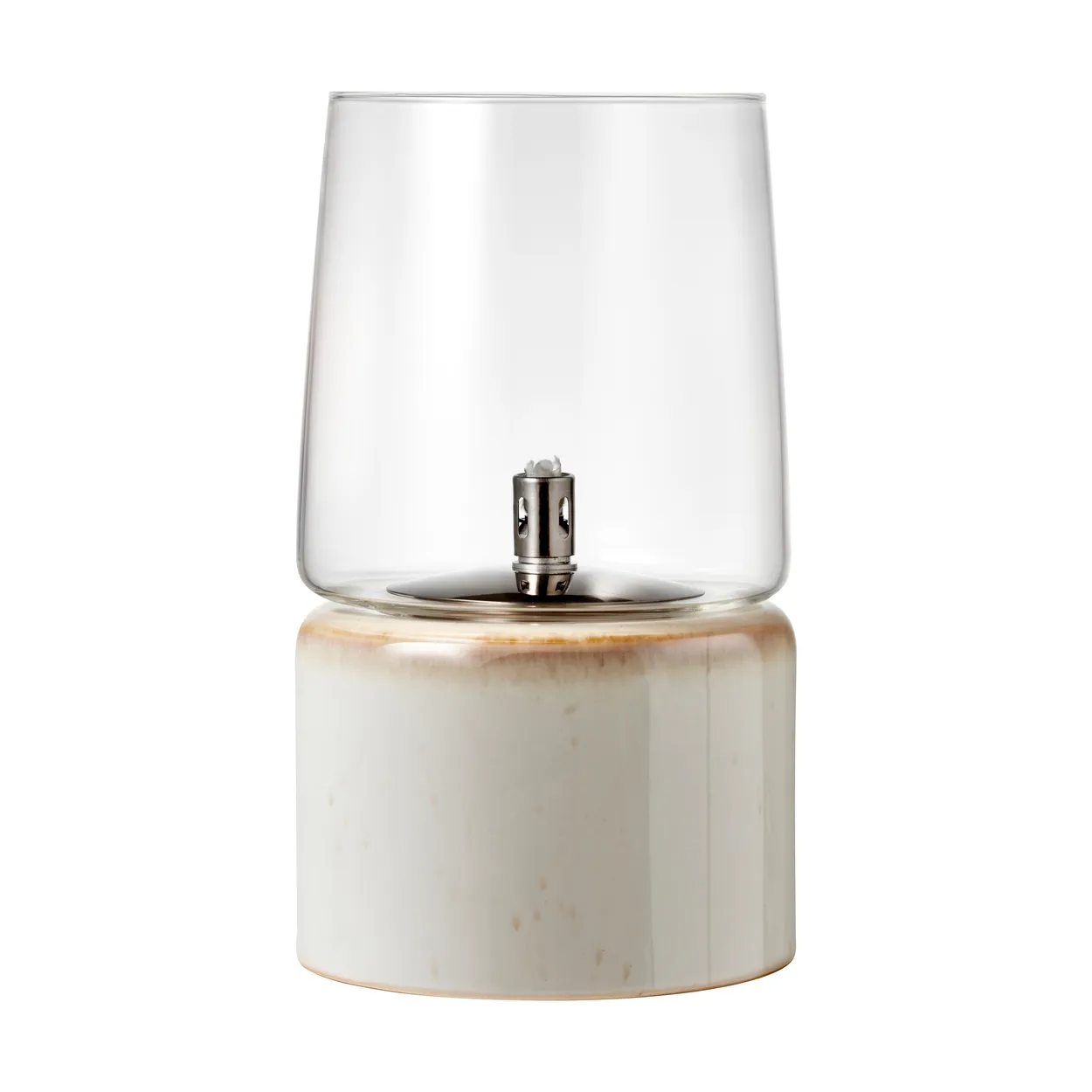 Bitz Gastro oil lamp o15x26 cm cream white | Scandinavian Design | Oil & kerosene lamps | White