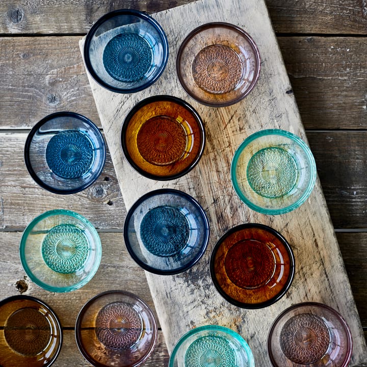 Bitz glass bowl Ø 12 cm, Amber Bitz