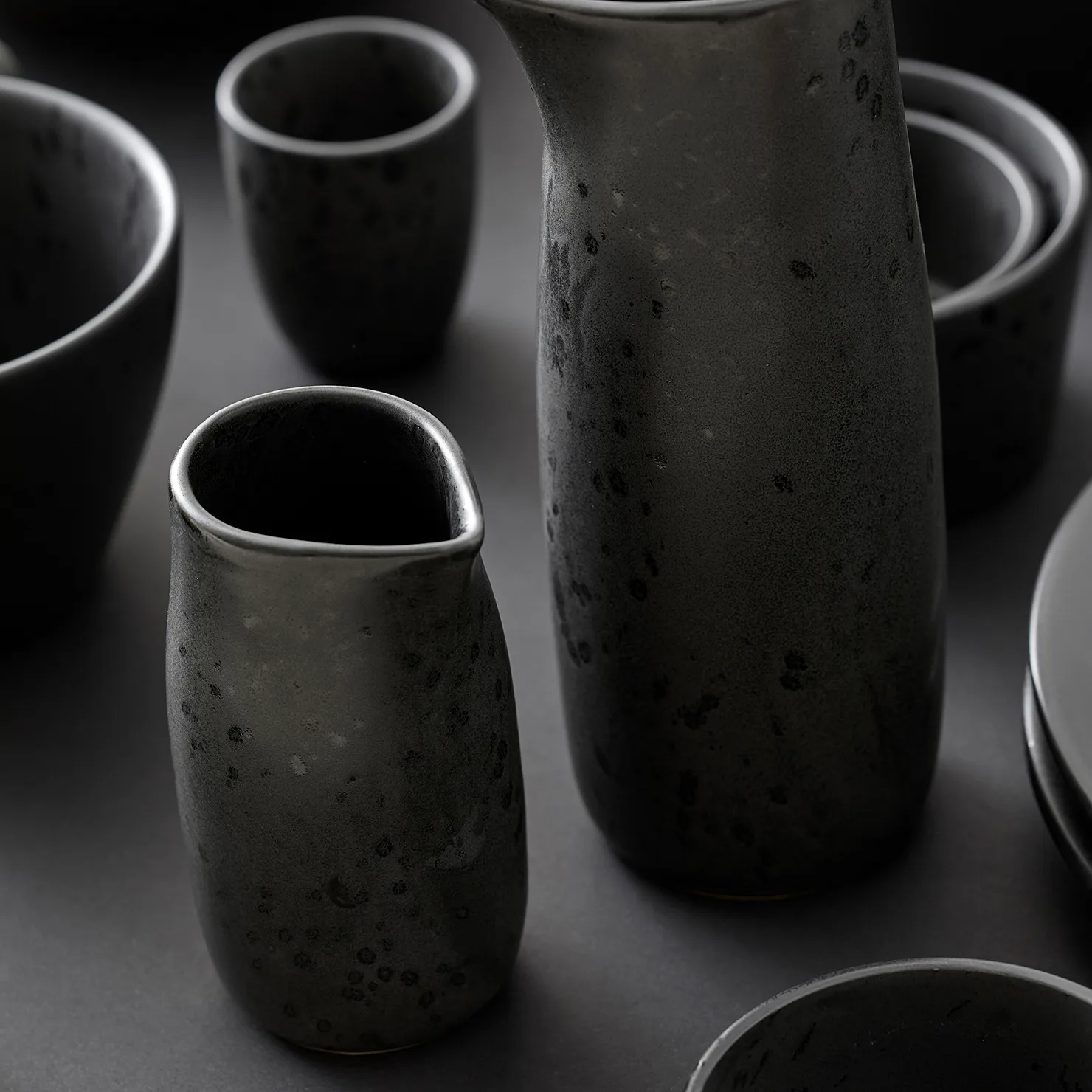 Bitz milk pitcher 20 cl matte, black Bitz