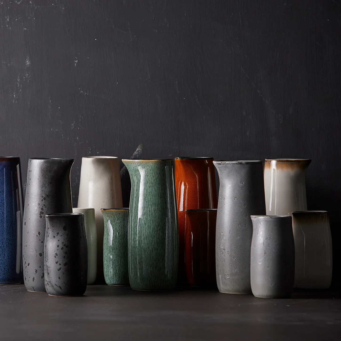 Bitz milk pitcher 20 cl matte, grey Bitz