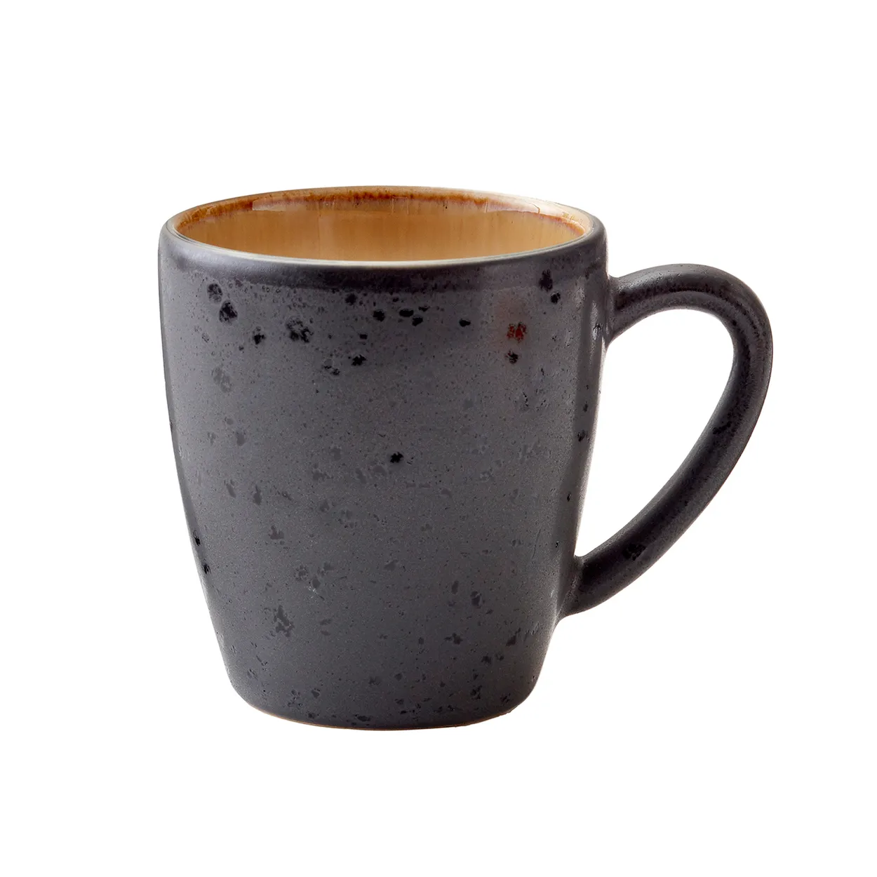 Bitz mug 19 cl black black-amber | Scandinavian Design | Coffee cups | Black