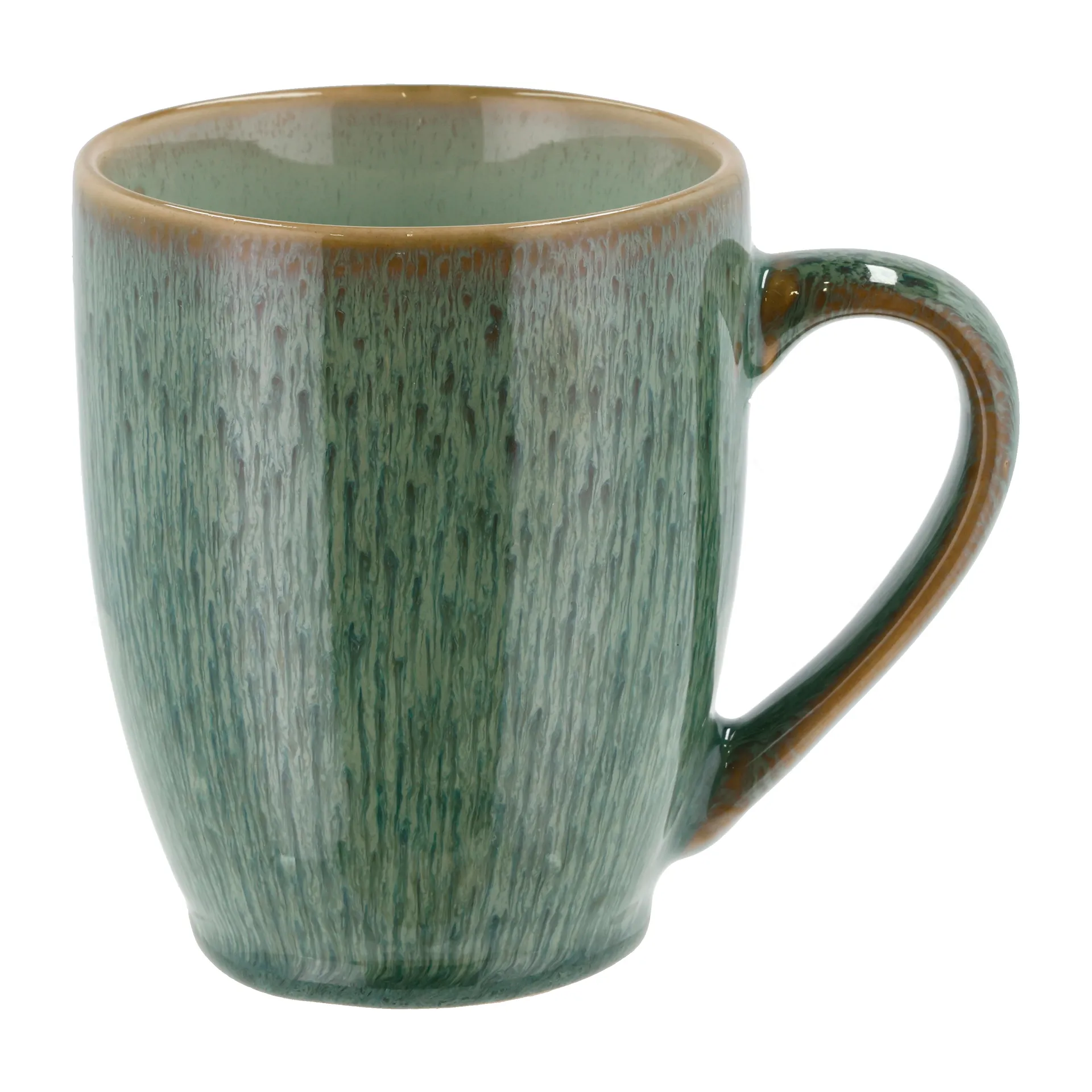 Bitz mug 30 cl, Dark green-light green Bitz