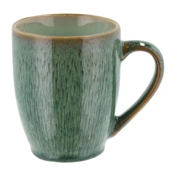 Bitz mug 30 cl - Dark green-light green - Bitz