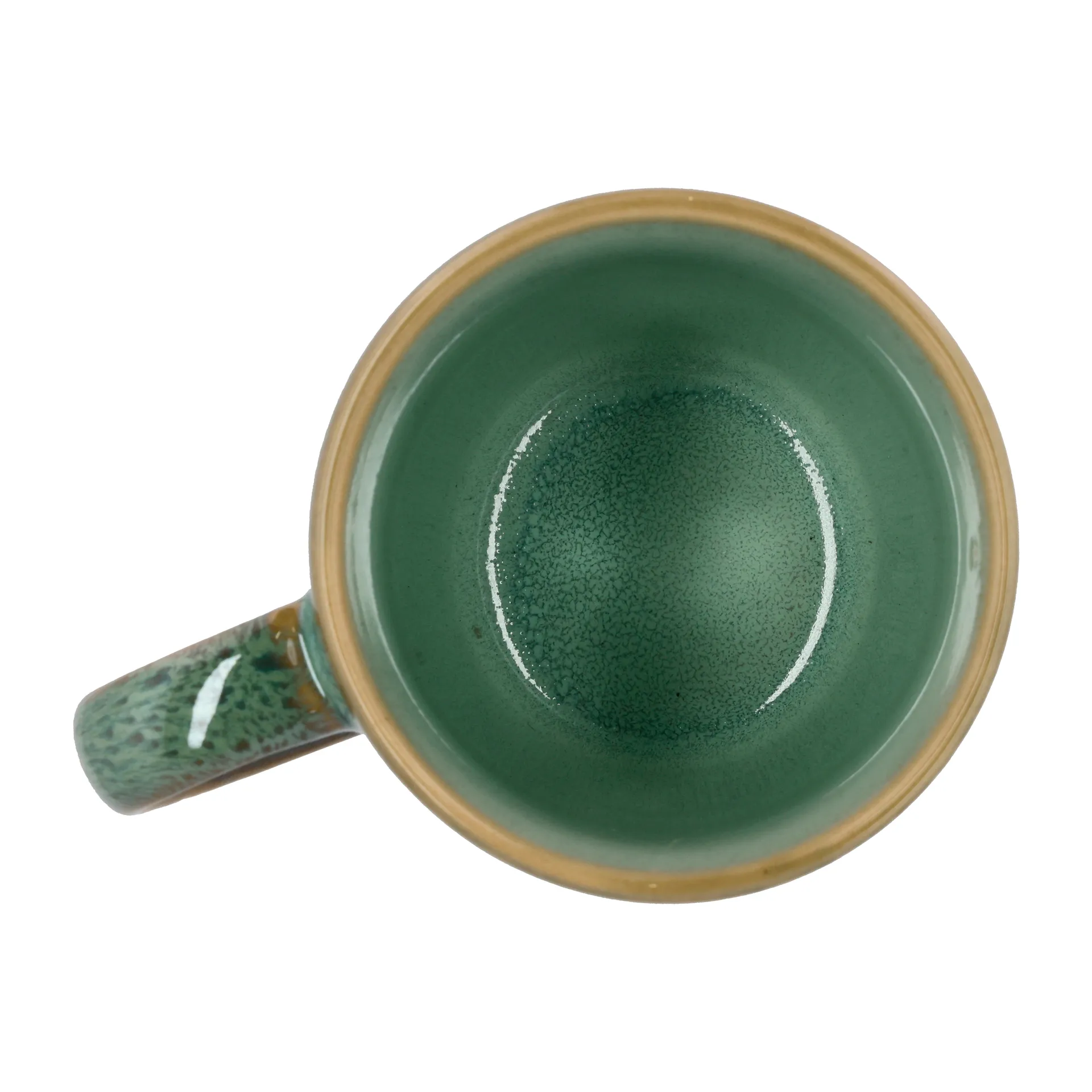 Bitz mug 30 cl, Dark green-light green Bitz