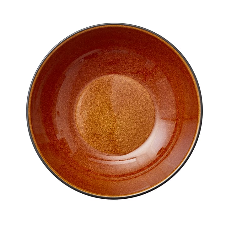 Bitz pasta bowl Ø20 cm black - black-amber - Bitz