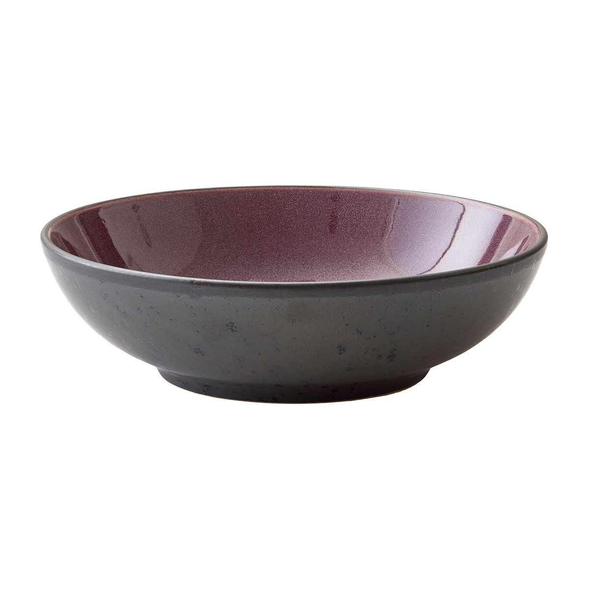 Bitz pasta bowl o20 cm black black-purple | Scandinavian Design | Deep plates | Black